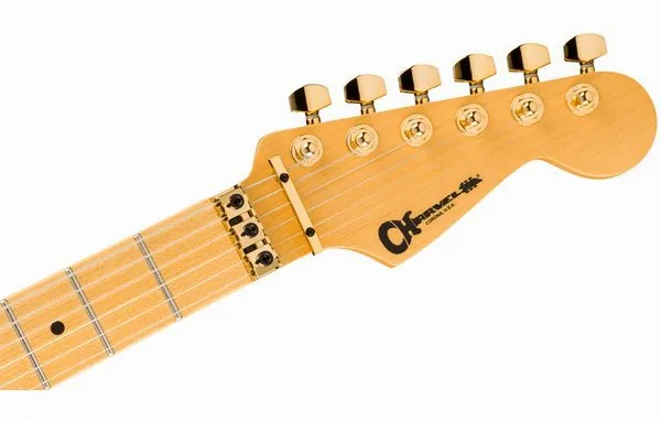 Charvel Am NC SD1 HH FR GBLK, detalj 4