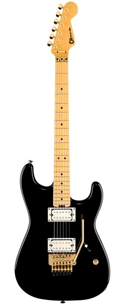 Charvel Am NC SD1 HH FR GBLK framifrån
