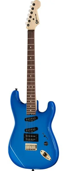 Charvel Jake E Lee PM SD1 HSS BLB framifrån