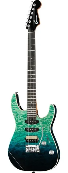 Charvel Pro Mod Plus DK24 HSS BLCU framifrån