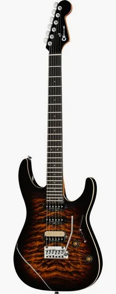 Charvel Pro-Mod Plus DK24 HSS QM ATE framifrån