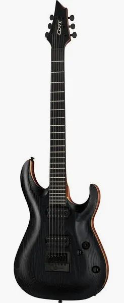 Cort KX700 Evertune Open Pore Black framifrån
