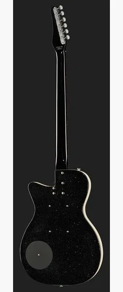 Danelectro 56 Baritone Black Metal Flake, detalj 3