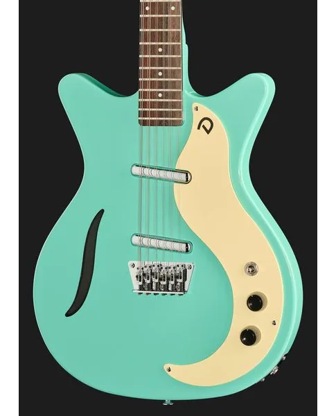 Danelectro 59 Vintage 12 String Dark Aqua, detalj 4