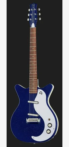 Danelectro 59M NOS+ Blue Metalflake 60th, detalj 2