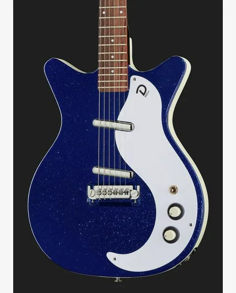 Danelectro 59M NOS+ Blue Metalflake 60th, detalj 4