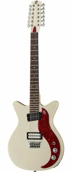 Danelectro 59X12 vintage cream framifrån