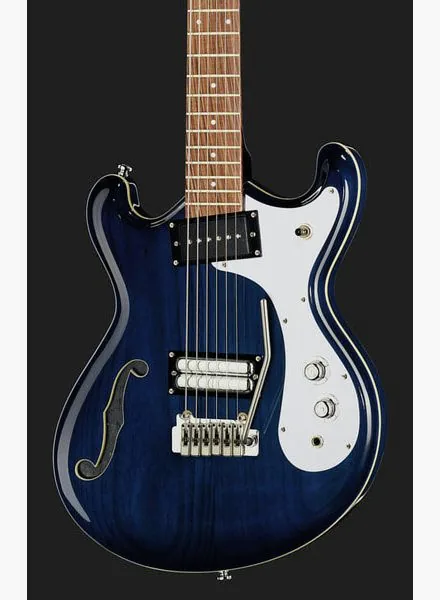 Danelectro 66BT Blue Burst, detalj 4