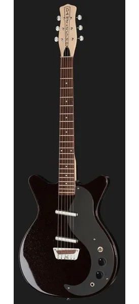 Danelectro Classic 59 Maroon Silver Glitt, detalj 2