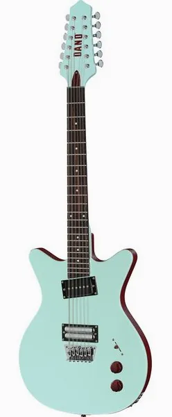 Danelectro Dan O. Cool 12 String Aqua framifrån