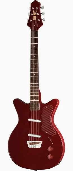 Danelectro Dan O. Cool Maroon framifrån