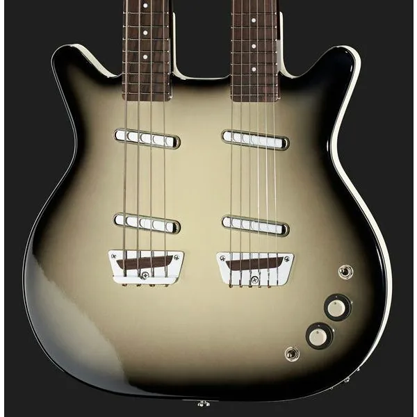 Danelectro DB604 Black Burst, detalj 4