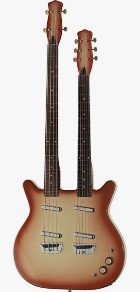 Danelectro DB604 Copper Burst framifrån