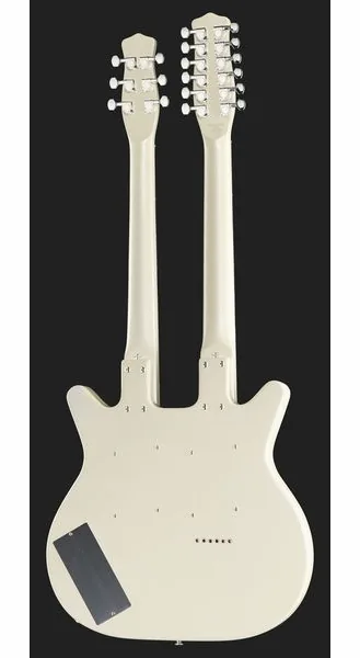 Danelectro Doubleneck 612 White, detalj 3