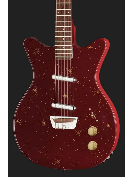 Danelectro Golden 1950's Maroon, detalj 4