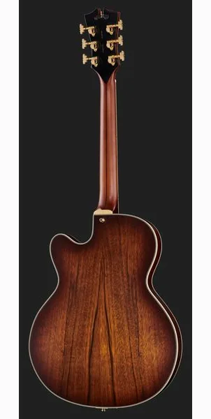 DAngelico Deluxe 59 Satin Brown Burst, detalj 3