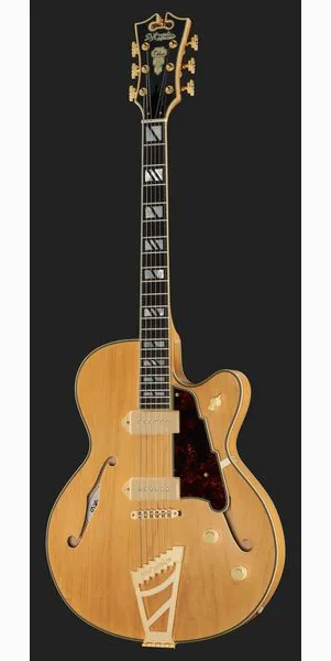 DAngelico Deluxe 59 Satin Honey, detalj 2