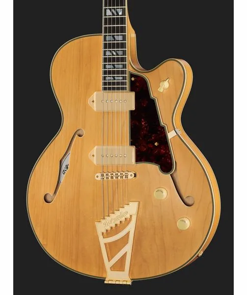 DAngelico Deluxe 59 Satin Honey, detalj 4