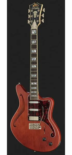 DAngelico Deluxe Bedford SH Matte Walnut, detalj 2