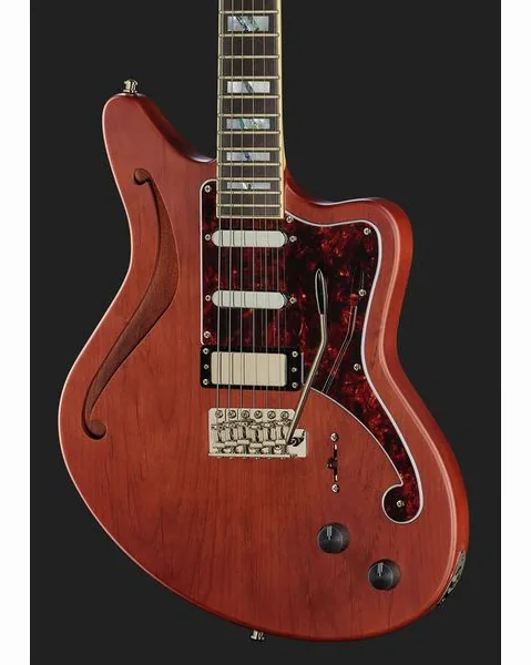 DAngelico Deluxe Bedford SH Matte Walnut, detalj 4