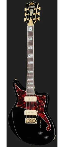 DAngelico Deluxe Bedford Solid Black, detalj 2