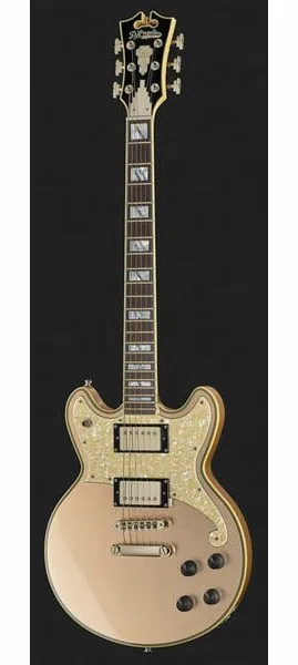 DAngelico Deluxe Brighton Desert Gold, detalj 2