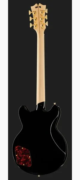 DAngelico Deluxe Brighton Solid Black, detalj 3