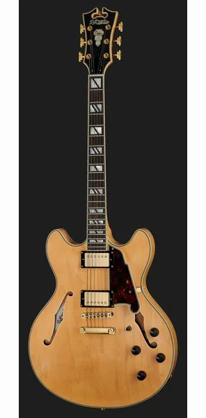 DAngelico Deluxe DC Satin Honey, detalj 2