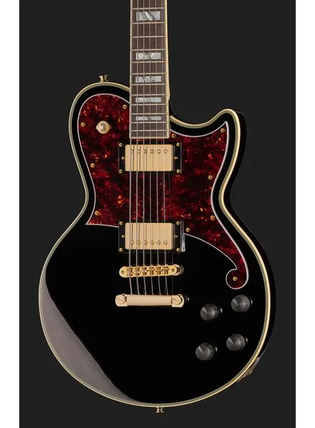 DAngelico DLX Atlantic Bariton Solid BLK, detalj 4