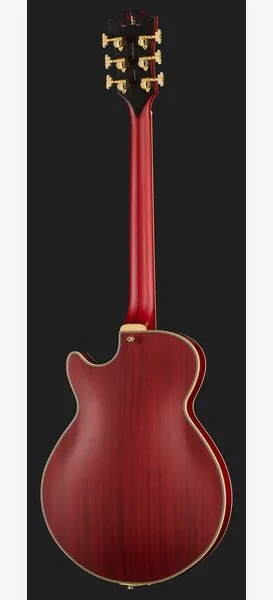 DAngelico DLX SS Barit. Satin Trans Wine, detalj 3