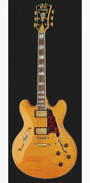 DAngelico Excel DC Vintage Natural, detalj 2