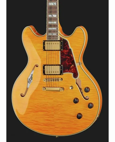 DAngelico Excel DC Vintage Natural, detalj 4