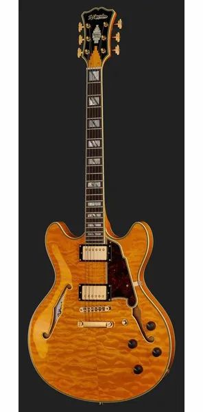 DAngelico Excel DC XT Vintage Nat Quilt, detalj 2