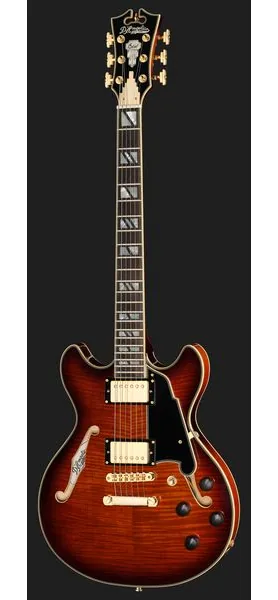 DAngelico Excel Mini DC Amaretto Burst, detalj 2