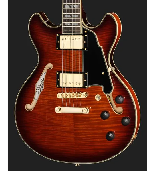 DAngelico Excel Mini DC Amaretto Burst, detalj 4