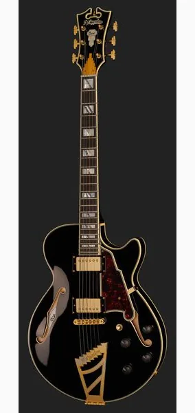 DAngelico Excel SS Solid Black, detalj 2