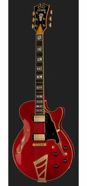 DAngelico Excel SS Trans Cherry, detalj 2