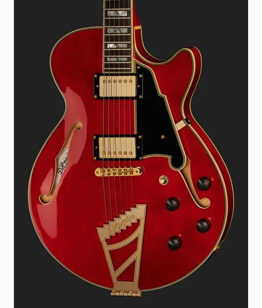 DAngelico Excel SS Trans Cherry, detalj 4
