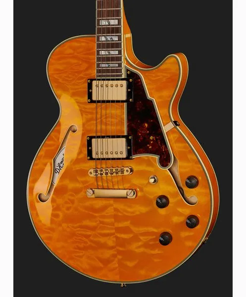 DAngelico Excel SS XT Vintage Nat Quilt, detalj 4