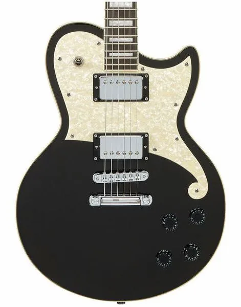 DAngelico Premier Atlantic Black Flake, detalj 4
