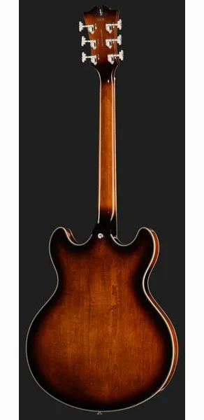DAngelico Premier DC Brown Burst, detalj 3