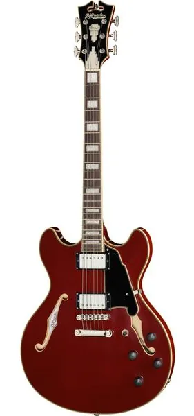 DAngelico Premier DC Burnt Red framifrån
