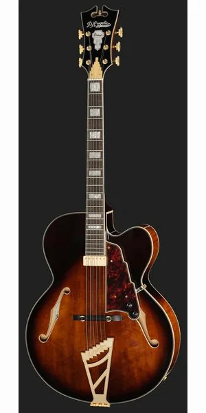 DAngelico Premier EXL1 Brown Burst, detalj 2
