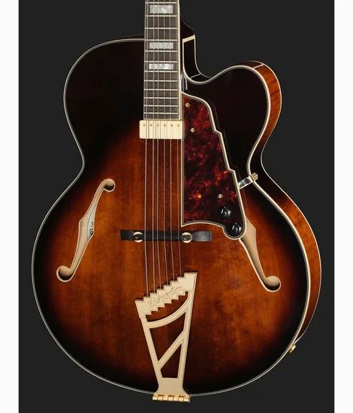 DAngelico Premier EXL1 Brown Burst, detalj 4