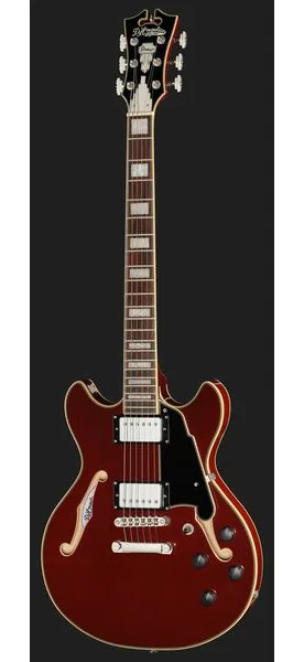 DAngelico Premier Mini DC Burnt Red, detalj 2