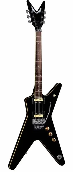 Dean Guitars ML 79 Floyd Classic Black framifrån