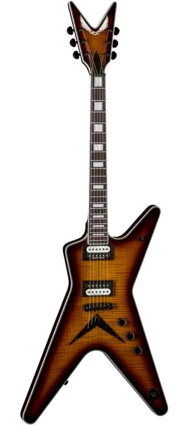 Dean Guitars ML Select Flame Top TBZ framifrån