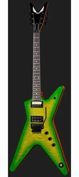 Dean Guitars USA ML Floyd Flame Top Slime, detalj 2