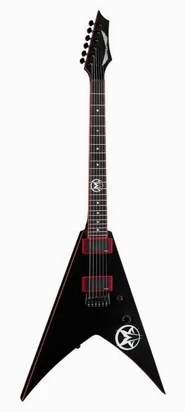 Dean Guitars Vengeance Greg Tribbett BK framifrån