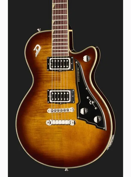 Duesenberg Fantom Series S Tobacco Burst, detalj 4
